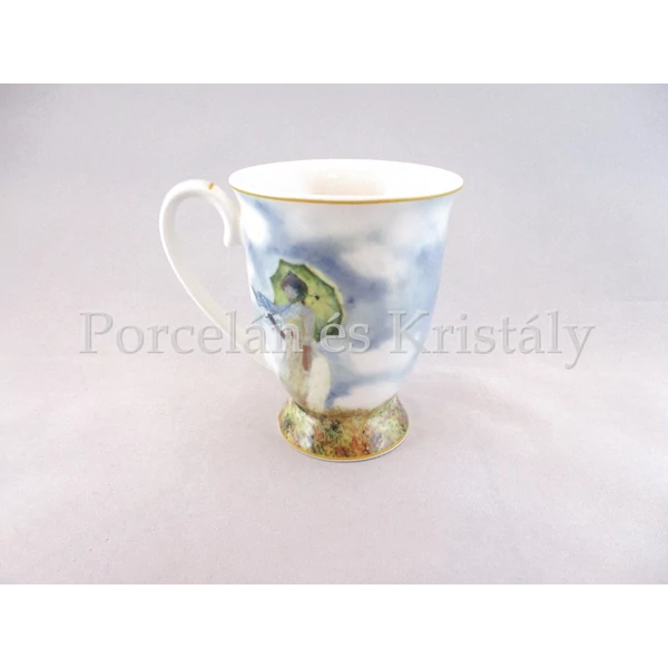 D.G.23350 Porcelánbögre 300 ml, Monet: Nő esernyővel 