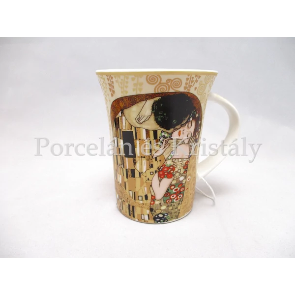 H.C.532-8111 Porcelánbögre 350 ml, Klimt: Csók 