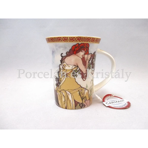 H.C.539-8102 Porcelánbögre 350 ml, Mucha: Nyár
