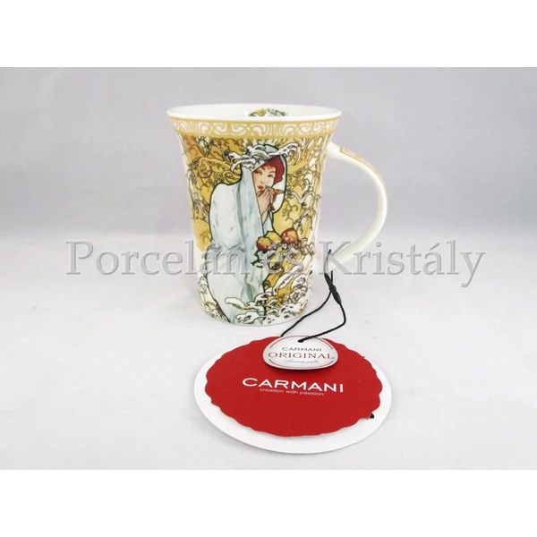 H.C.539-8104 Porcelánbögre 350 ml, Mucha: Tél 