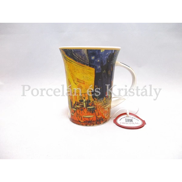 H.C.830-8110 Porcelánbögre 350 ml, Van Gogh: Kávéház éjjel