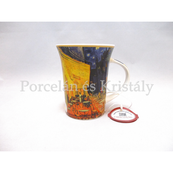 H.C.830-8110 Porcelánbögre 350 ml, Van Gogh: Kávéház éjjel
