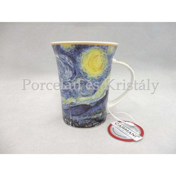 H.C.830-8115 Porcelánbögre 350 ml, Van Gogh: Csillagos éj