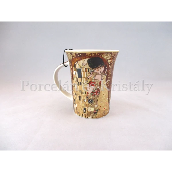 H.C.532-8101 Porcelánbögre 350 ml, Klimt: Csók 