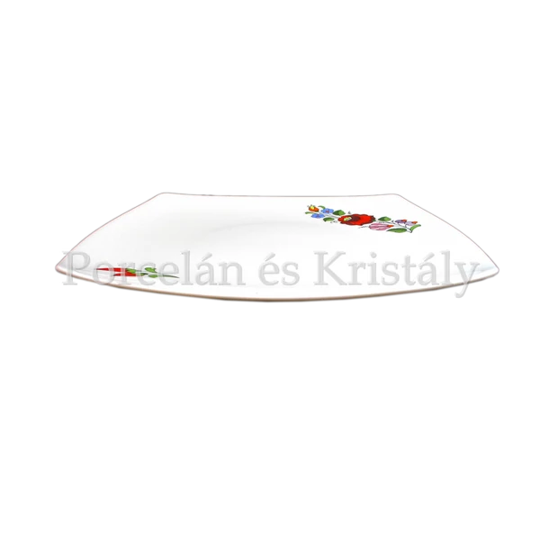 Kalocsai Hungarikum lapostányér 2x25x25cm