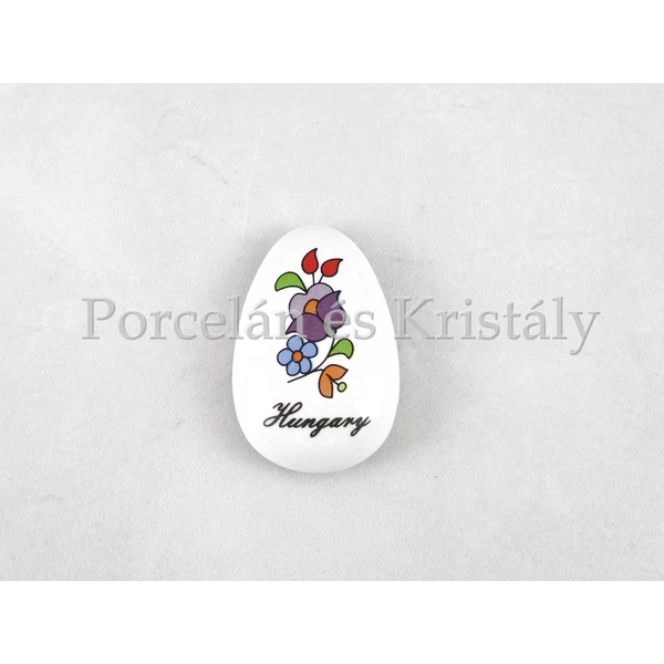 Kalocsai Hűtőmágnes - Tojás 6x3,8x2cm