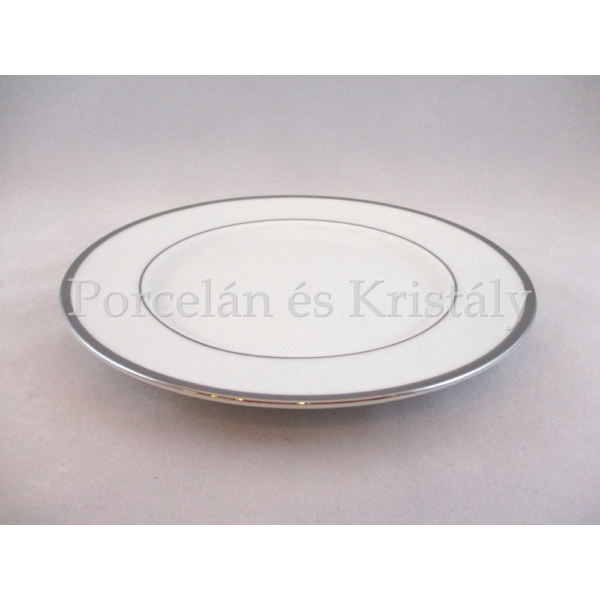 9100/3384 Csemegetányér fehér-platina, 2x20,5 cm