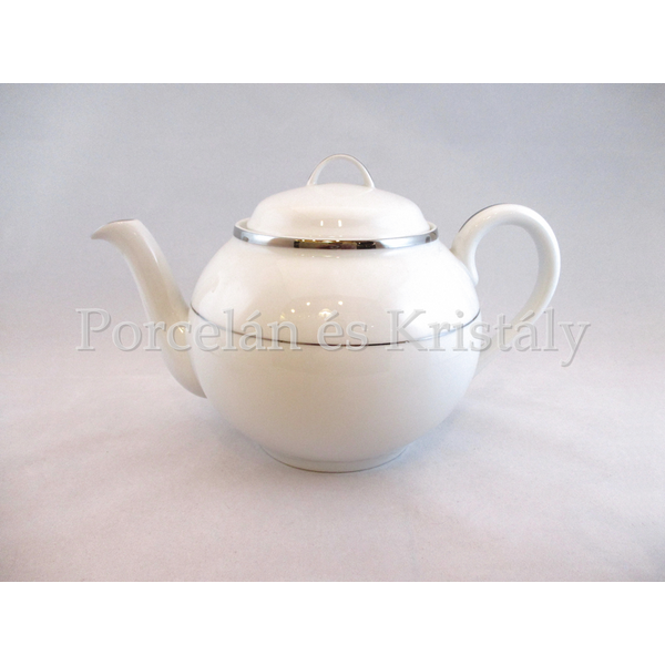 9100/3384 Teakanna fedővel fehér-platina, 1200 ml