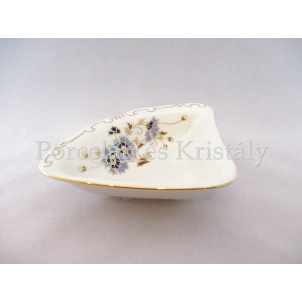 9335/059 Kínálótál búzavirágos, 4x19,5x14,3 cm