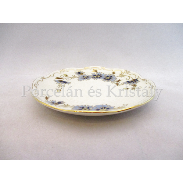 9335/2/059 Levescsésze alj búzavirágos, 2x15,5 cm