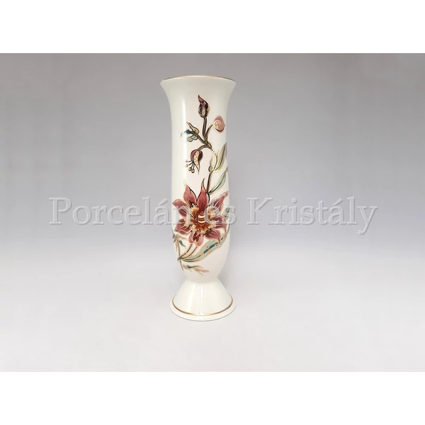 9380/008 Orchideás Váza, 27x8,5 cm