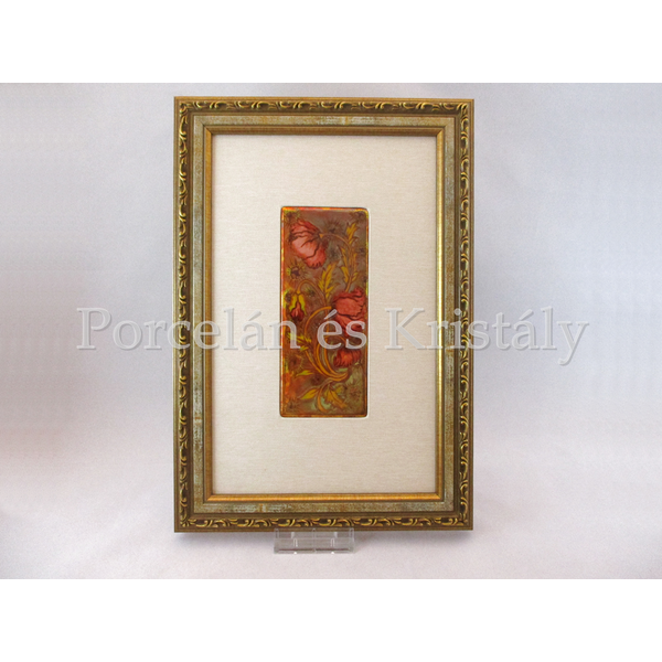 10514/8198 Pipacsos Falikép Többszínű eosin, 15,7x6,5