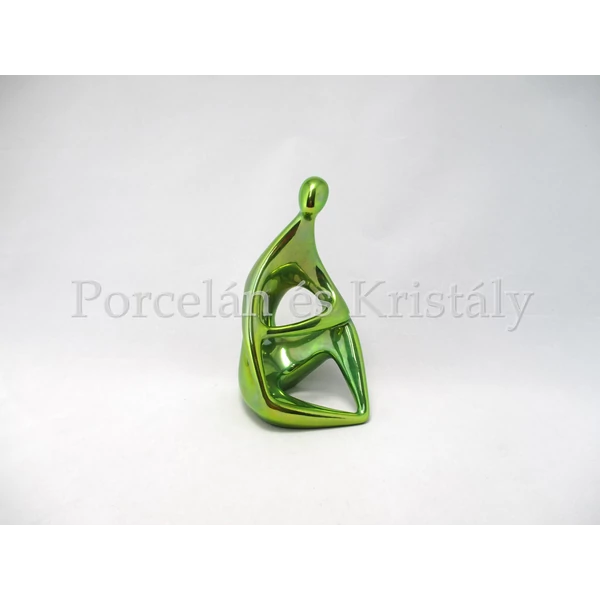 9721 Hangulat zöld eosin, 16x11x8,5 cm