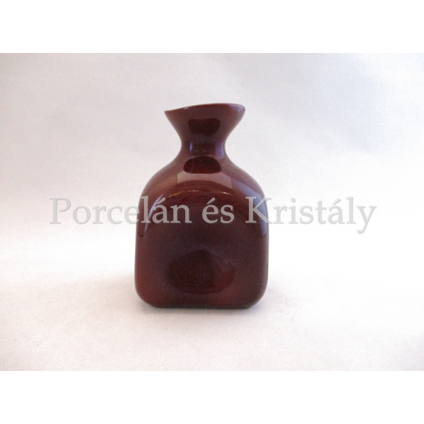 9863 Váza piros eosin, 10x6,5x5,5 cm