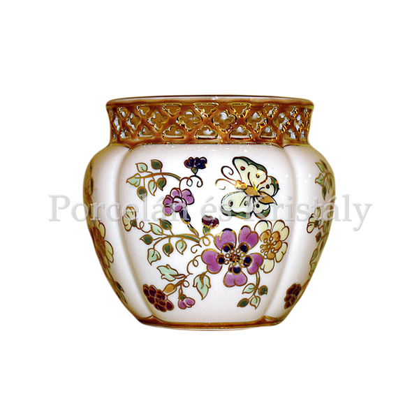 1064/4/026 Pillangós Kaspó, 17x18 cm