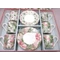 R2S.126WILD Trópusi erdő porcelán mokkacsésze szett 6 személyes, 12 részes, díszdobozban
